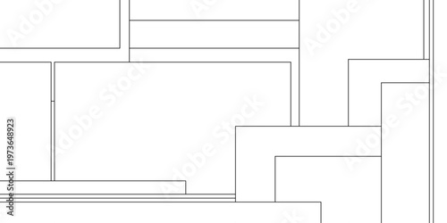 Geometric abstract striped modern Seamless pattern of black and white squares on a white background, Architectural civil engineering building design with geometric patterns.