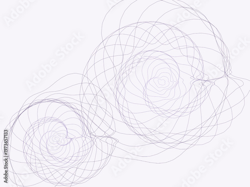 Abstract Topographic Contour Lines Modern Minimalist Background