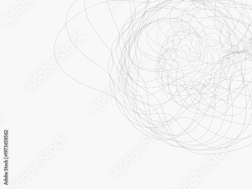 Stylized Topographic Pattern Clean Line Art Modern Background