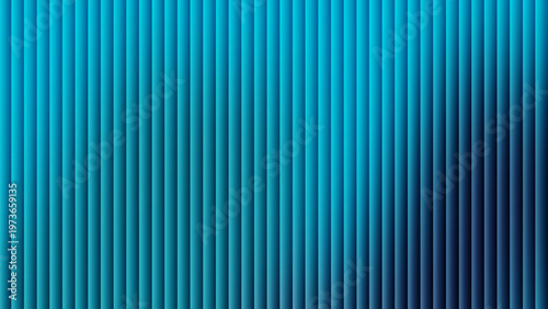 Cuadro en lienzo Abstract Blue Vertical Stripes Background with Gradient Texture and Geometric Pa