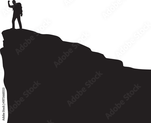 Abstract arrow icon pointing upward and hitting a target, symbolizing growth, success, achievement, and upward progress