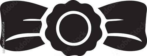 Konstfotografi Modern Minimalist EOS Logo Design with Floral Center Element Vector