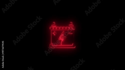 Neon Chinese Character 