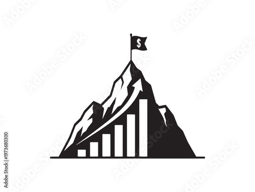Bond ladder stability a visual representation of financial security and growth strategy