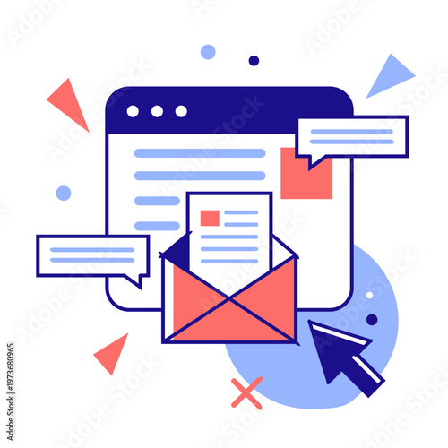  Programming Flat Illustration