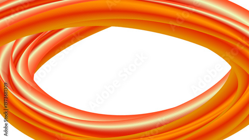 Vibrant orange and yellow fluid wave abstract background with smooth gradients