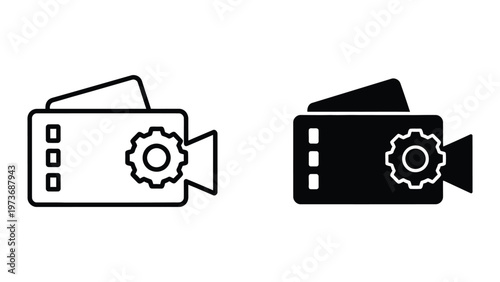 Comparison of camera settings on a smartphone and a compact camera device