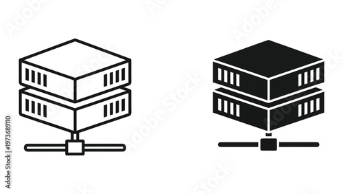 Comparison of active and inactive server racks in a network setup
