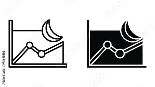 Visual representation of a lever system under different lighting conditions