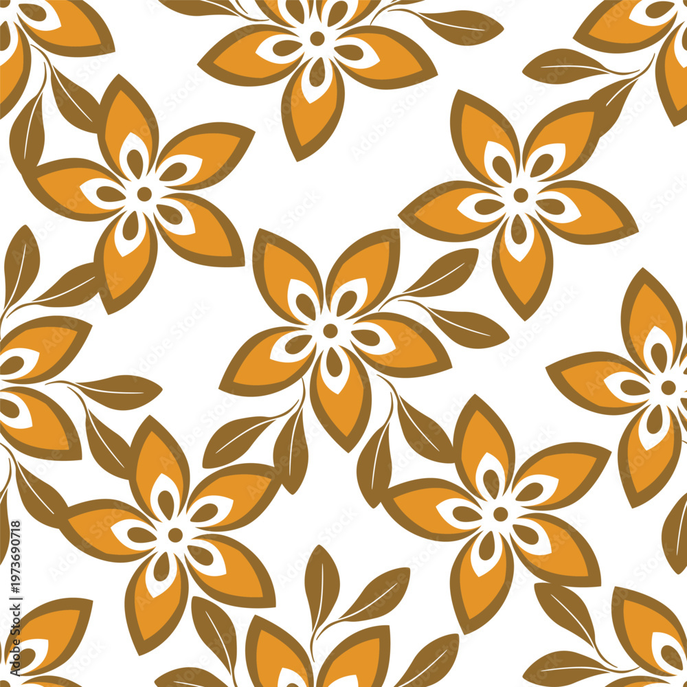 Obraz premium seamless floral pattern