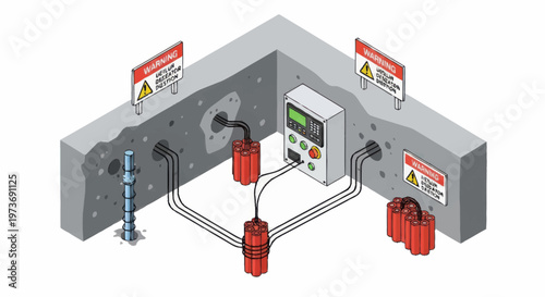 Industrial Electrical Safety Lockout Tagout Procedures Illustrated.