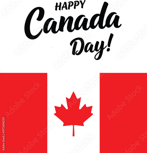 Title canada day celebration vibrant canadian flag displaying national pride description a clear depiction of the canadian flag featuring red bars