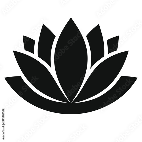  lotus silhouette bast Icon  