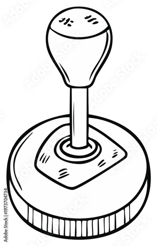 Illustrated Manual Transmission Gear Shifter