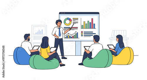 Professional Presenting Data Analytics to Colleagues