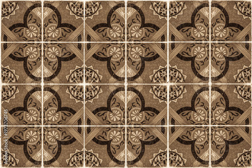 Background of vintage ceramic tiles
