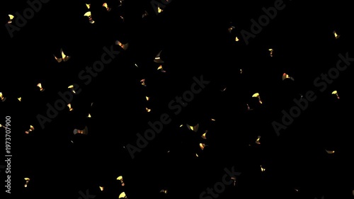 Confetti explosion. Colorful falling festive particles, stripes.