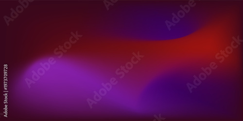 Red , purple, blue and orange  colour abstract gradient minimal blurry design curve shape background
