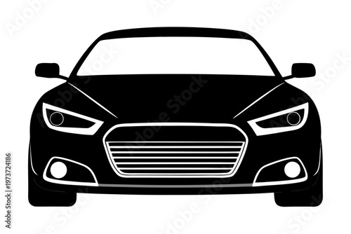 sport car icon, car silhouette vector, sport car  black symbol
