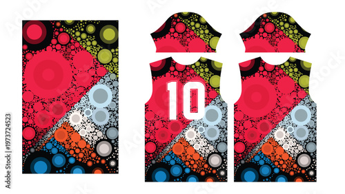 All Sports Jersey Textile Print Template