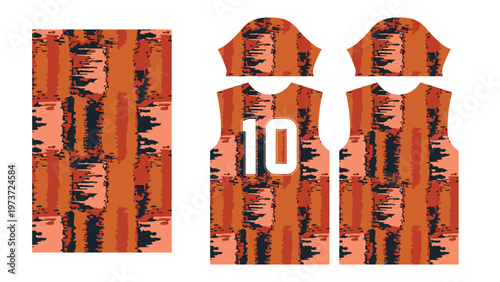 All Sports Jersey Textile Print Template