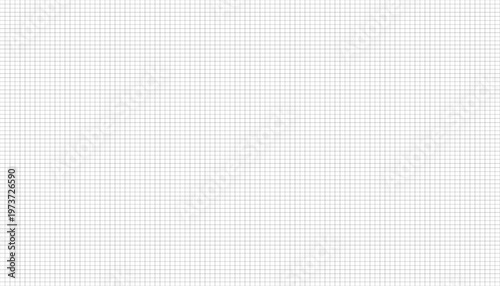 grid paper template with small squares, black lines. Seamless Subtle Light Grid Pattern Background Vector Illustration