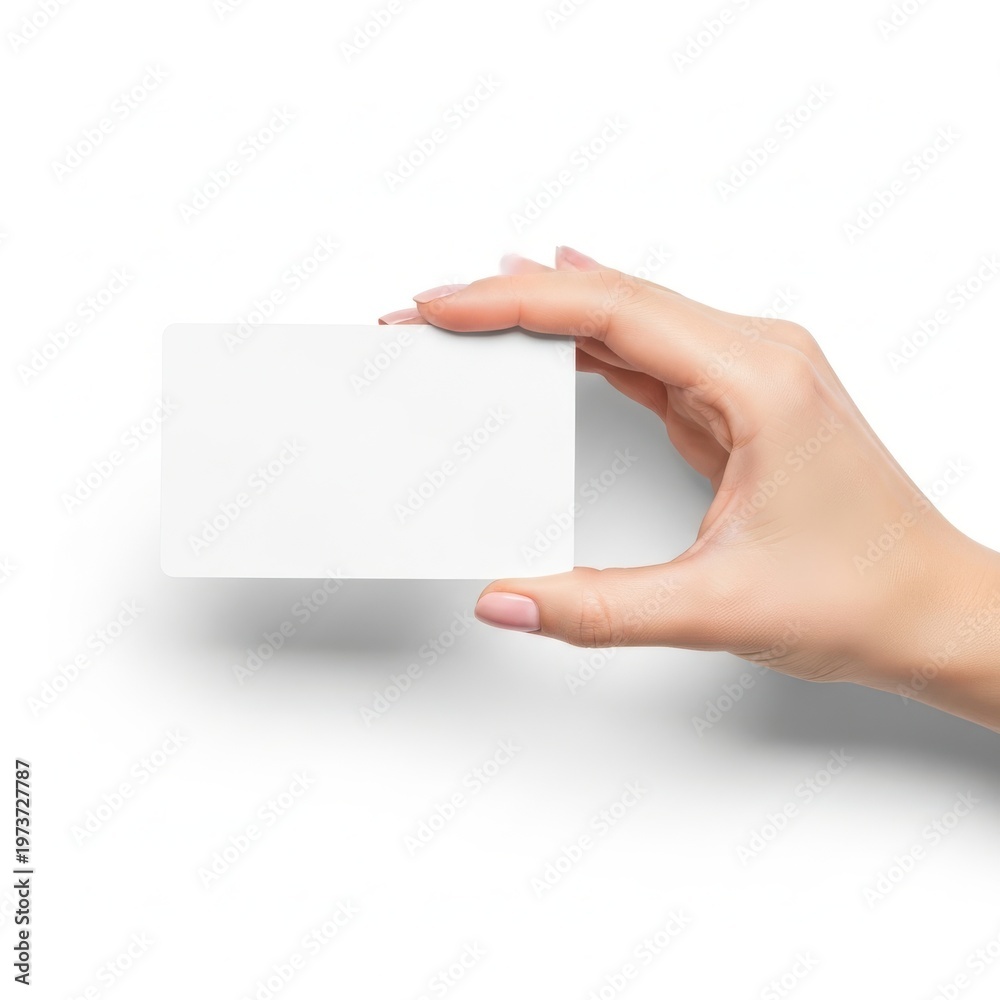 Obraz premium A hand holding a small rectangular object with a pointed tip