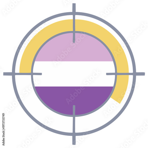Target Aimed at Gender Identity Symbol