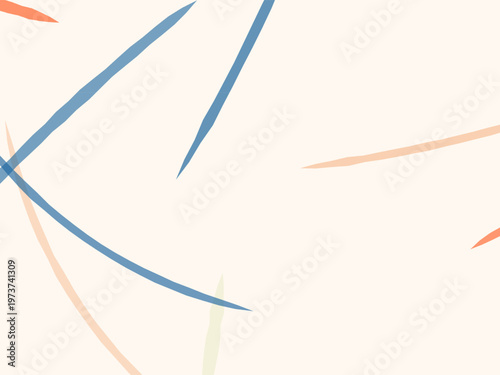 Dynamic Paint Stroke Composition Colorful Abstract Background