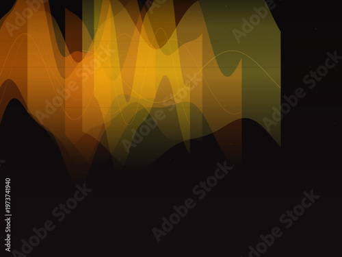 Aurora Borealis Northern Lights Flowing Color Night Sky Background