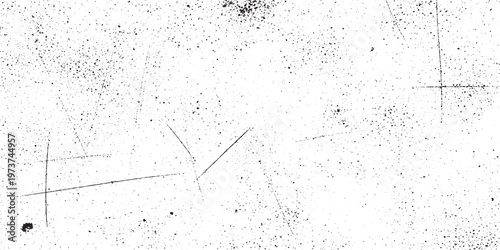 Minimalist black and white light grunge texture background with sparse speckles and subtle scratch lines with design element with overlay effect with dirty surface with film grain