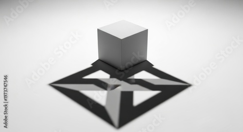 Geometric shapes abstract design element.