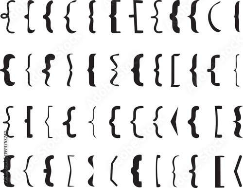 Typesetting Elements in Pattern: A curated pattern showcases a collection of typesetting elements, offering versatility in design