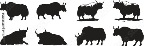 Majestic moose silhouettes a collection of black and white wildlife illustrations for nature enthusiasts