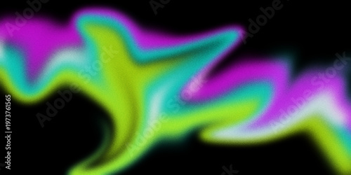 Vibrant Glitch Art Design Element