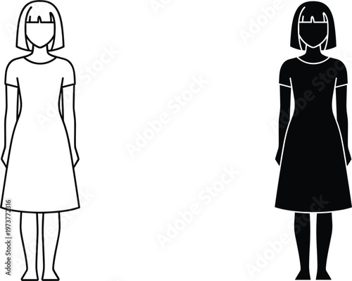 Professional male fashion croquis vector template featuring front and back views for technical menswear apparel design sketches garment development and creative fashion illustrations.