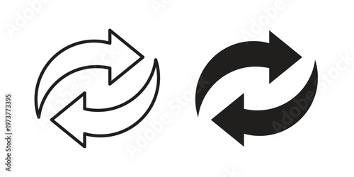 Converter icon set. black Illustration for graphic and web design.