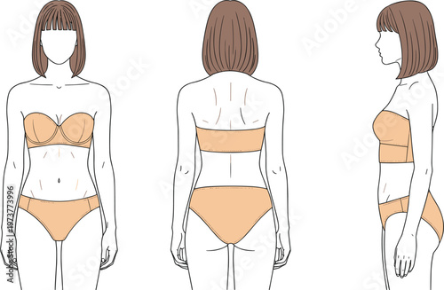 That looks like a very clean and professional technical flat! Here is the SEO-optimized metadata for your Adobe Stock submission: