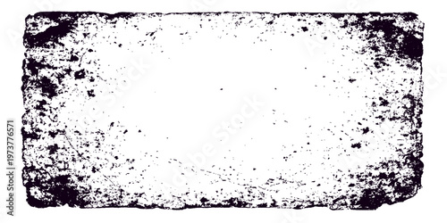 Grunge metal frame with abstract grunge background and water splash effect