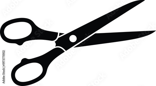 I am uploading an asset to Adobe Stock. Act as a Professional Adobe Stock Contributor, Stock Market Analyst, and SEO Metadata Expert.

Black scissors silhouette icon professional cutting tool vector i