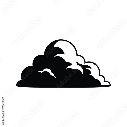 A black silhouette of a sad or thoughtful person sitting in deep contemplation or sorrow