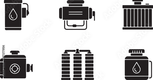 Black water heating and energy storage