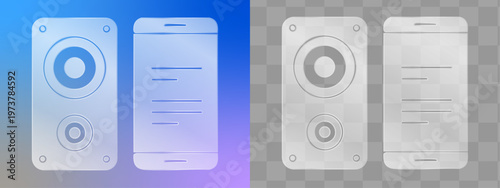 Cfc2022vv futuristic white device renderings high tech design and innovation showcase