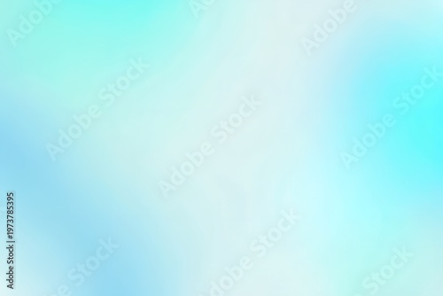 Schilderij op canvas Grainy Soft Cyan Blue Glow Fade on Dark Background – Ethereal Abstract Minimalis
