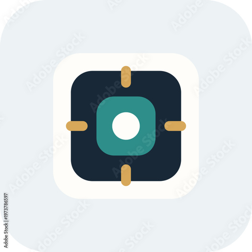 Lab Chip Medtech Vector Icon