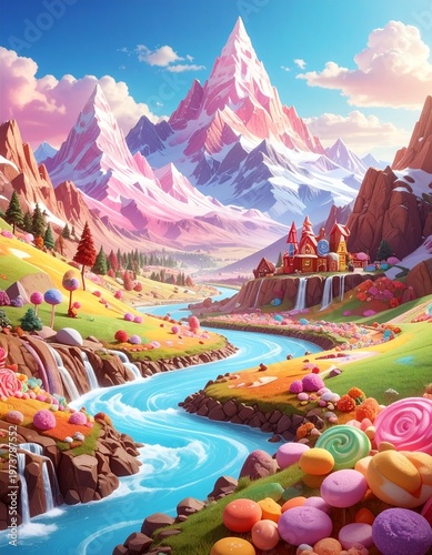 Candy-Land Landschaft