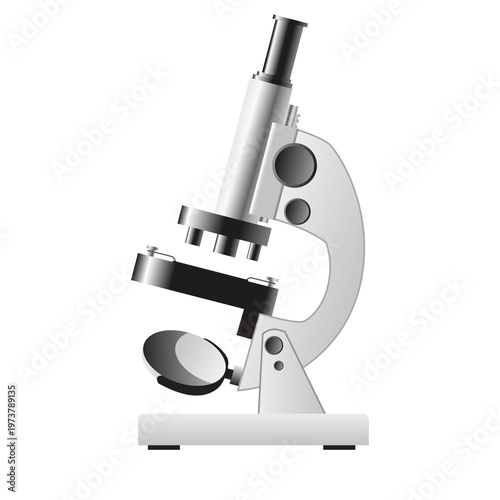 White microscope icon
