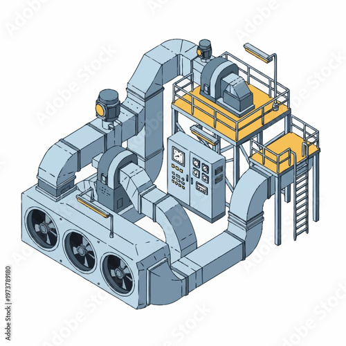 Industrial machinery equipment manufacturing plant.