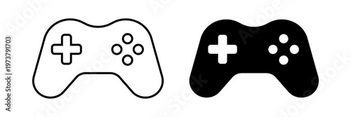 Gamepad icon. Game sign. for mobile concept and web design. vector illustration