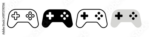 Gamepad icon. Game sign. for mobile concept and web design. vector illustration